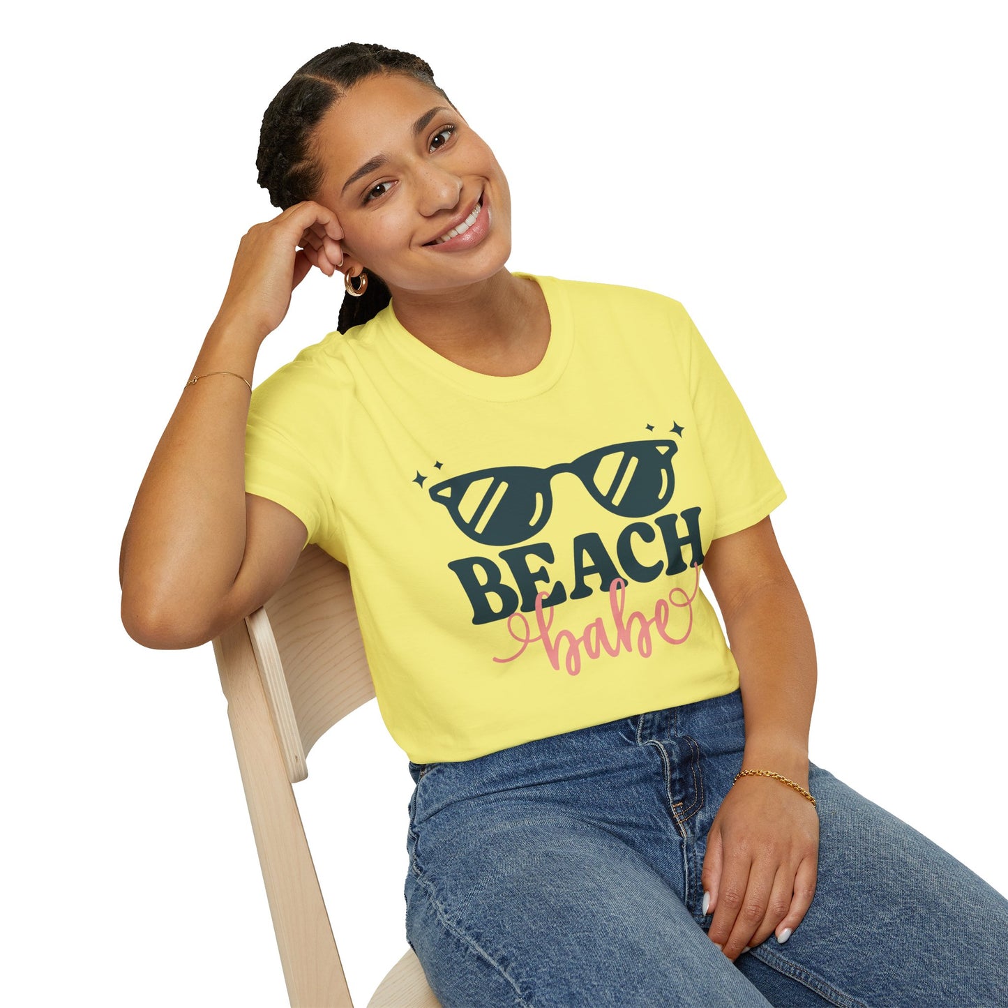 Beach Babe Unisex Softstyle T-Shirt - Perfect for Summer Vibes