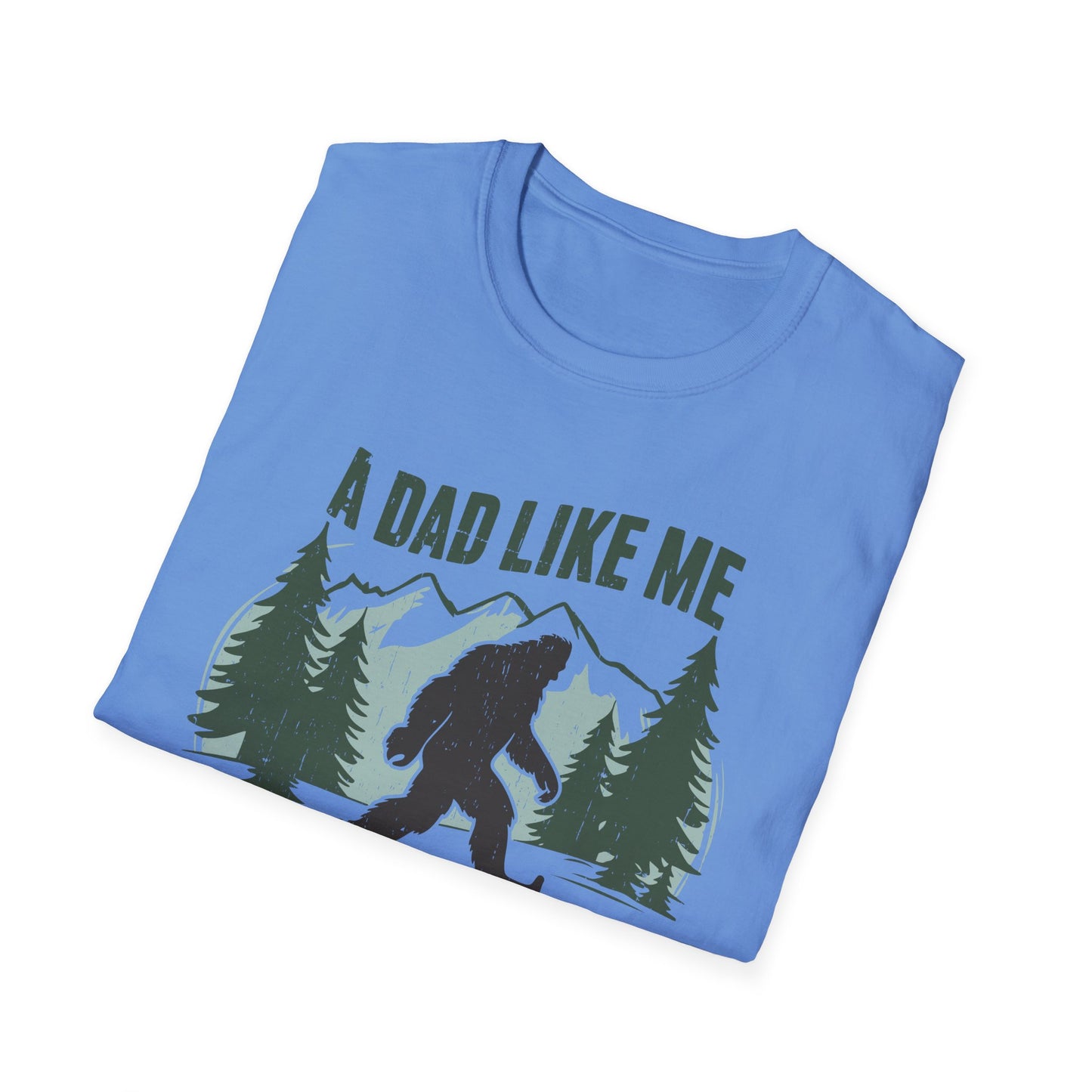 Bigfoot Dad T-Shirt, Funny Father's Day Gift, Unisex Graphic Tee, Nature Lover Shirt, Outdoor Adventure Apparel, Sasquatch Gift