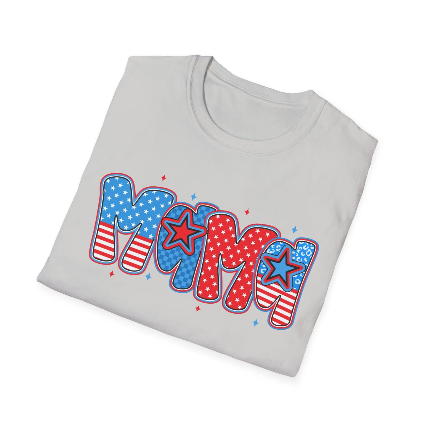 Patriotic Mama T-Shirt - Tee for Celebrations