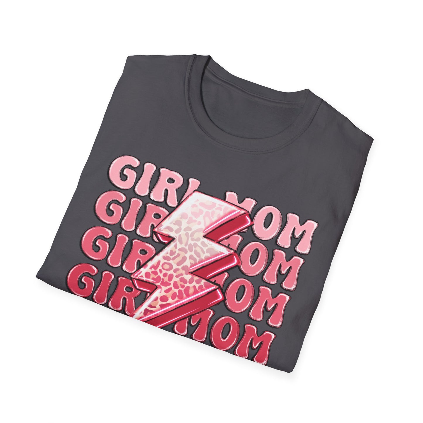 Girl Mom Softstyle T-Shirt - Trendy Casual Tee for Moms