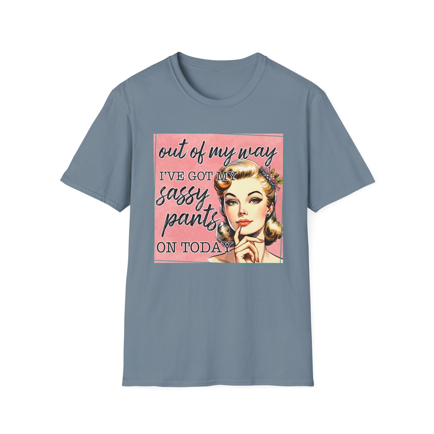 Sassy Pants Unisex Softstyle T-Shirt - Fun Retro Graphic Tee