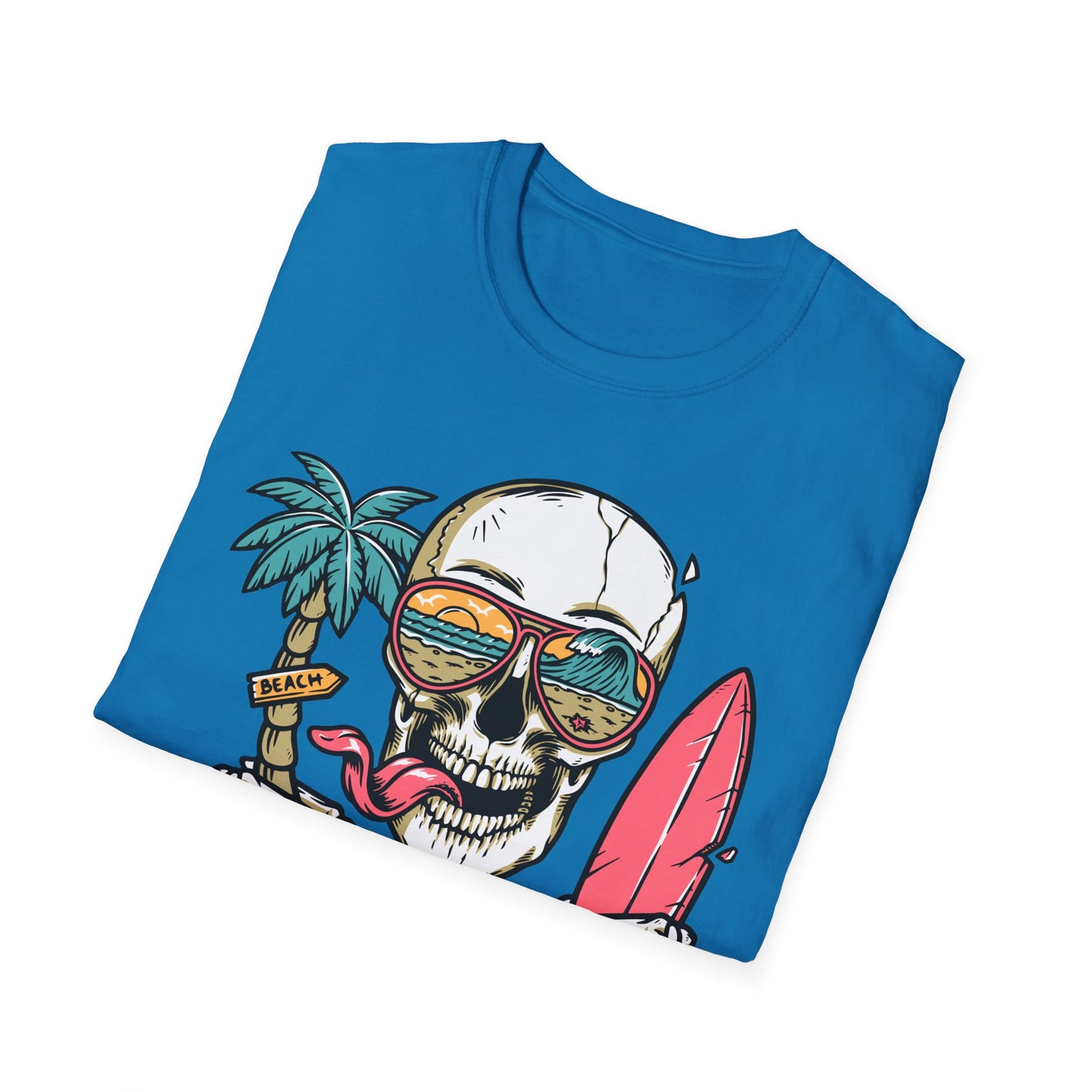 Beach Skull Graphic T-Shirt