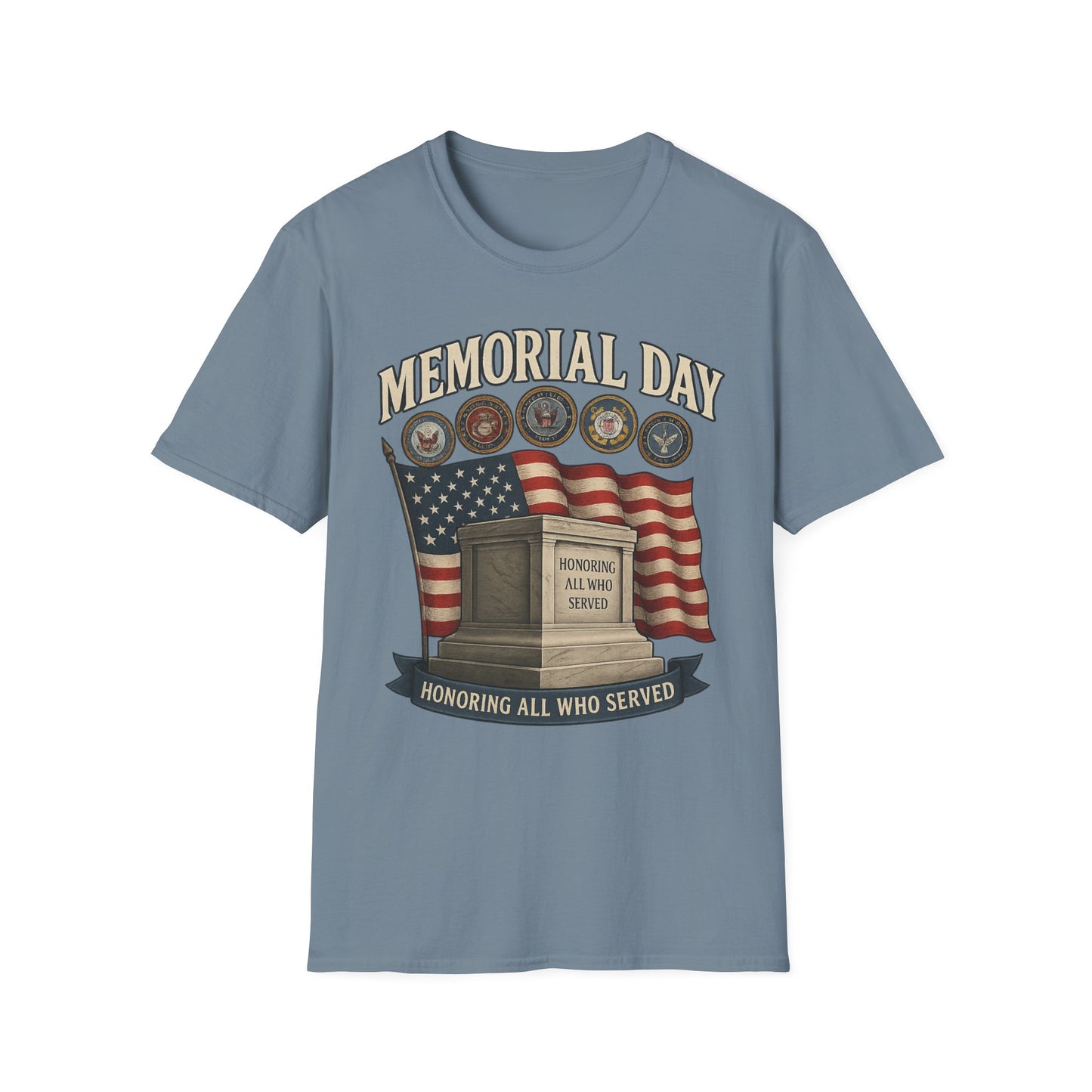 Memorial Day Tribute T-Shirt - Honoring All Who Served