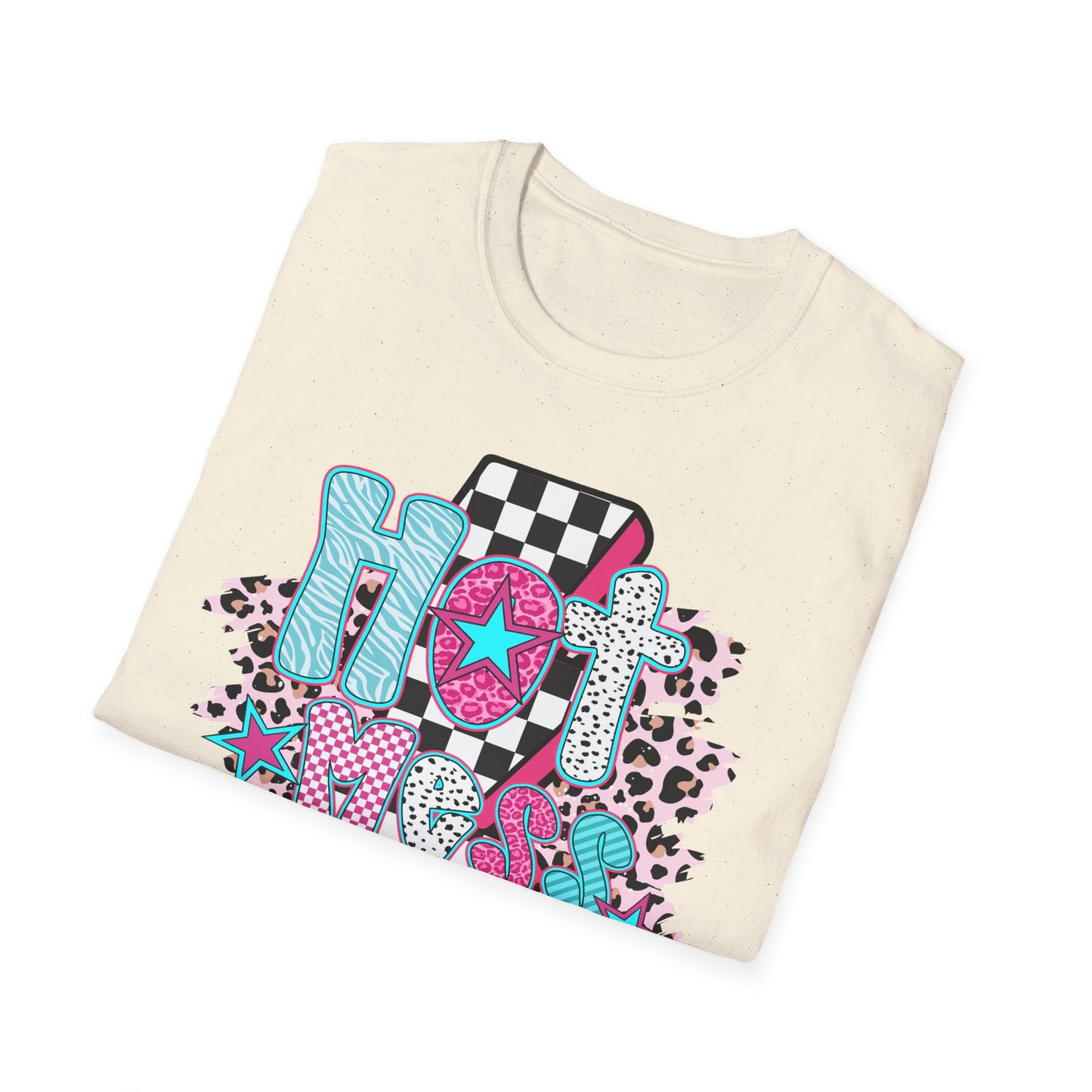 Fun 'Hot Mess Mama' T-Shirt - Perfect for Moms!